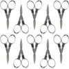 image:imageJubileeYarn Folding Scissors TSA Compliant and Portable Compact Safe Travel Scissors Stainless Steel Retractable  4 UnitsSilver