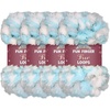 image:imageJubileeYarn Fun Finger Faux Fur Loops Yarn  200gSkein Jumbo Polyester  Heron  2 Skeins10 Heron