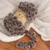 image:imageJubileeYarn Fun Finger Faux Fur Loops Yarn  200gSkein Jumbo Polyester  Heron  2 Skeins81 Black and White