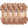 image:imageJubileeYarn Fun Finger Loops Yarn  100gSkein Jumbo Polyester  Hecate  4 Skeins145 Asteria