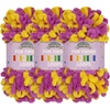 image:imageJubileeYarn Fun Finger Loops Yarn  100gSkein Jumbo Polyester  Hypnos  3 Skeins055 Drrge