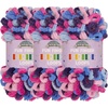 image:imageJubileeYarn Fun Finger Loops Yarn  100gSkein Jumbo Polyester  Hypnos  3 Skeins062 Harkness