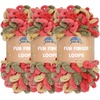 image:imageJubileeYarn Fun Finger Loops Yarn  100gSkein Jumbo Polyester  Hypnos  3 Skeins116 Janus
