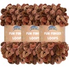 image:imageJubileeYarn Fun Finger Loops Yarn  100gSkein Jumbo Polyester  Hypnos  3 Skeins141 Gaia
