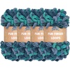 image:imageJubileeYarn Fun Finger Loops Yarn  100gSkein Jumbo Polyester  Iris  4 Skeins020 Poseidon