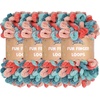 image:imageJubileeYarn Fun Finger Loops Yarn  100gSkein Jumbo Polyester  Iris  4 Skeins122 Hypnos
