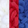 image:imageJubileeYarn Fun Finger Loops Yarn  100gSkein Jumbo Polyester  Ktrinos  3 Skeins083 Patriotiks