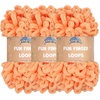 image:imageJubileeYarn Fun Finger Loops Yarn  100gSkein Jumbo Polyester  Lark  3 Skeins049 Nectar