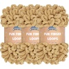 image:imageJubileeYarn Fun Finger Loops Yarn  100gSkein Jumbo Polyester  Lark  3 Skeins1324 Lark
