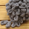 image:imageJubileeYarn Fun Finger Loops Yarn  100gSkein Jumbo Polyester  Limoncello  6 Skeins004 Grey