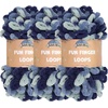 image:imageJubileeYarn Fun Finger Loops Yarn  100gSkein Jumbo Polyester  Pegasus  3 Skeins017 Pegasus