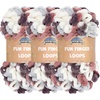 image:imageJubileeYarn Fun Finger Loops Yarn  100gSkein Jumbo Polyester  Pegasus  3 Skeins019 Hermes
