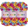 image:imageJubileeYarn Fun Finger Loops Yarn  100gSkein Jumbo Polyester  Pegasus  3 Skeins052 Russo