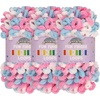 image:imageJubileeYarn Fun Finger Loops Yarn  100gSkein Jumbo Polyester  Pegasus  3 Skeins056 Coccinelle