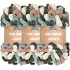 image:imageJubileeYarn Fun Finger Loops Yarn  100gSkein Jumbo Polyester  Pegasus  3 Skeins114 Demeter