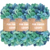 image:imageJubileeYarn Fun Finger Loops Yarn  100gSkein Jumbo Polyester  Pegasus  3 Skeins136 Oceanus