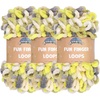 image:imageJubileeYarn Fun Finger Loops Yarn  100gSkein Jumbo Polyester  Pegasus  3 Skeins139 Hyperion