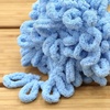 image:imageJubileeYarn Fun Finger Loops Yarn  100gSkein Jumbo Polyester  Rose Dawn  4 Skeins005 Maritime Blue