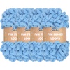 image:imageJubileeYarn Fun Finger Loops Yarn  100gSkein Jumbo Polyester  Rose Dawn  4 Skeins005 Maritime Blue