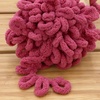 image:imageJubileeYarn Fun Finger Loops Yarn  100gSkein Jumbo Polyester  Rose Dawn  4 Skeins039 Dusty Maroon