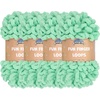 image:imageJubileeYarn Fun Finger Loops Yarn  100gSkein Jumbo Polyester  Rose Dawn  4 Skeins044 Peppermint
