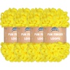 image:imageJubileeYarn Fun Finger Loops Yarn  100gSkein Jumbo Polyester  Rose Dawn  4 Skeins157 Limoncello