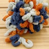 image:imageJubileeYarn Fun Finger Loops Yarn  100gSkein Jumbo Polyester Team Spirit  Maroon Gold White  5 Skeins027 Orange Navy Tan