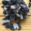 image:imageJubileeYarn Fun Finger Loops Yarn  100gSkein Jumbo Polyester Team Spirit  Orange Navy Tan  3 Skeins025 Green Black Silver