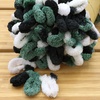 image:imageJubileeYarn Fun Finger Loops Yarn  100gSkein Jumbo Polyester Team Spirit  Orange Navy Tan  3 Skeins030 White Black Green