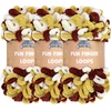 image:imageJubileeYarn Fun Finger Loops Yarn  100gSkein Jumbo Polyester Team Spirit  Orange Navy Tan  3 Skeins036 Maroon Gold White