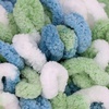 image:imageJubileeYarn Fun Finger Loops Yarn Pink Brown White 100gSkein 4 Skeins  Jumbo Polyester Team Spirit008 Multicolor Blue Green