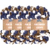 image:imageJubileeYarn Fun Finger Loops Yarn Pink Brown White 100gSkein 4 Skeins  Jumbo Polyester Team Spirit029 Gold Navy White