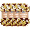 image:imageJubileeYarn Fun Finger Loops Yarn Pink Brown White 100gSkein 4 Skeins  Jumbo Polyester Team Spirit036 Maroon Gold White