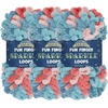 image:imageJubileeYarn Fun Finger Sparkle Loops Yarn  100gskein Polyester Jumbo Loop Yarn  Hypnos  2 Skeins122 Hypnos