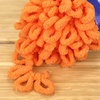 image:imageJubileeYarn Fun Finger Sparkle Loops Yarn  100gskein Polyester Jumbo Loop Yarn  Hypnos  2 Skeins1359 Orange Peel