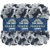 image:imageJubileeYarn Fun Finger Sparkle Loops Yarn  Polyester Jumbo Loop Yarn  100gSkein  Rose Dawn  2 Skeins123 Nemesis