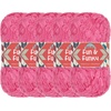 image:imageJubileeYarn Fun and Funky Yarn  100gSkein Chunky Bamboo Rayon  Waterfall  2 Skeins934 Pretty in Pink