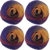image:imageJubileeYarn Galaxy Fantasy Yarn  100gSkein Ombre Baby Weight  Party Punch  2 Balls115 Apple Basket
