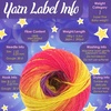 image:imageJubileeYarn Galaxy Fantasy Yarn  100gSkein Ombre Baby Weight  Party Punch  2 Balls118 Pillow Talk