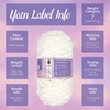 image:imageJubileeYarn Giant Dream Yarn  226gSkein Jumbo Polyester  Idyllic  1 Skein34 Hallucination