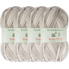 image:imageJubileeYarn Halo Fables Yarn  100gSkein Bulky Polyester  North Wind Sun  2 Skeins02 Smoke