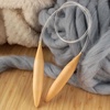 image:imageJubileeYarn Jumbo Bamboo Circular Knitting Needle Sets  US 85 35mmCarbonized Brown