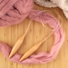 image:imageJubileeYarn Jumbo Bamboo Circular Knitting Needle Sets  US 85 35mmCarbonized Brown