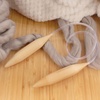image:imageJubileeYarn Jumbo Bamboo Circular Knitting Needle Sets  US 85 35mmCarbonized Brown