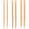 image:imageJubileeYarn Jumbo Bamboo Knitting Needles  3 Pair Deluxe Set  15mm 20mm 25mmNatural