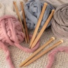 image:imageJubileeYarn Jumbo Bamboo Knitting Needles  3 Pair Deluxe Set  15mm 20mm 25mmNatural