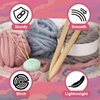 image:imageJubileeYarn Jumbo Bamboo Knitting Needles  3 Pair Deluxe Set  15mm 20mm 25mmNatural