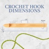 image:imageJubileeYarn Jumbo Birch Crochet Hook  US P 15mmNatural