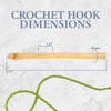 image:imageJubileeYarn Jumbo Birch Crochet Hook  US P 15mmNatural