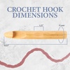 image:imageJubileeYarn Jumbo Birch Crochet Hook  US P 15mmNatural